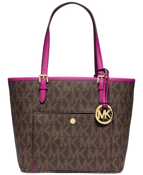 michael kors tasche logo braun|michael kors tasche groß.